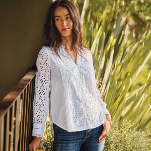 Valeria Eyelet Shirt